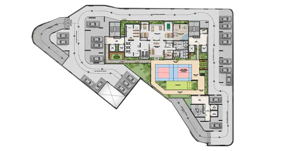 Vascon Powai 2 BHK Floor Plan